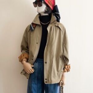 VTG Burberry parka -unisex Tan